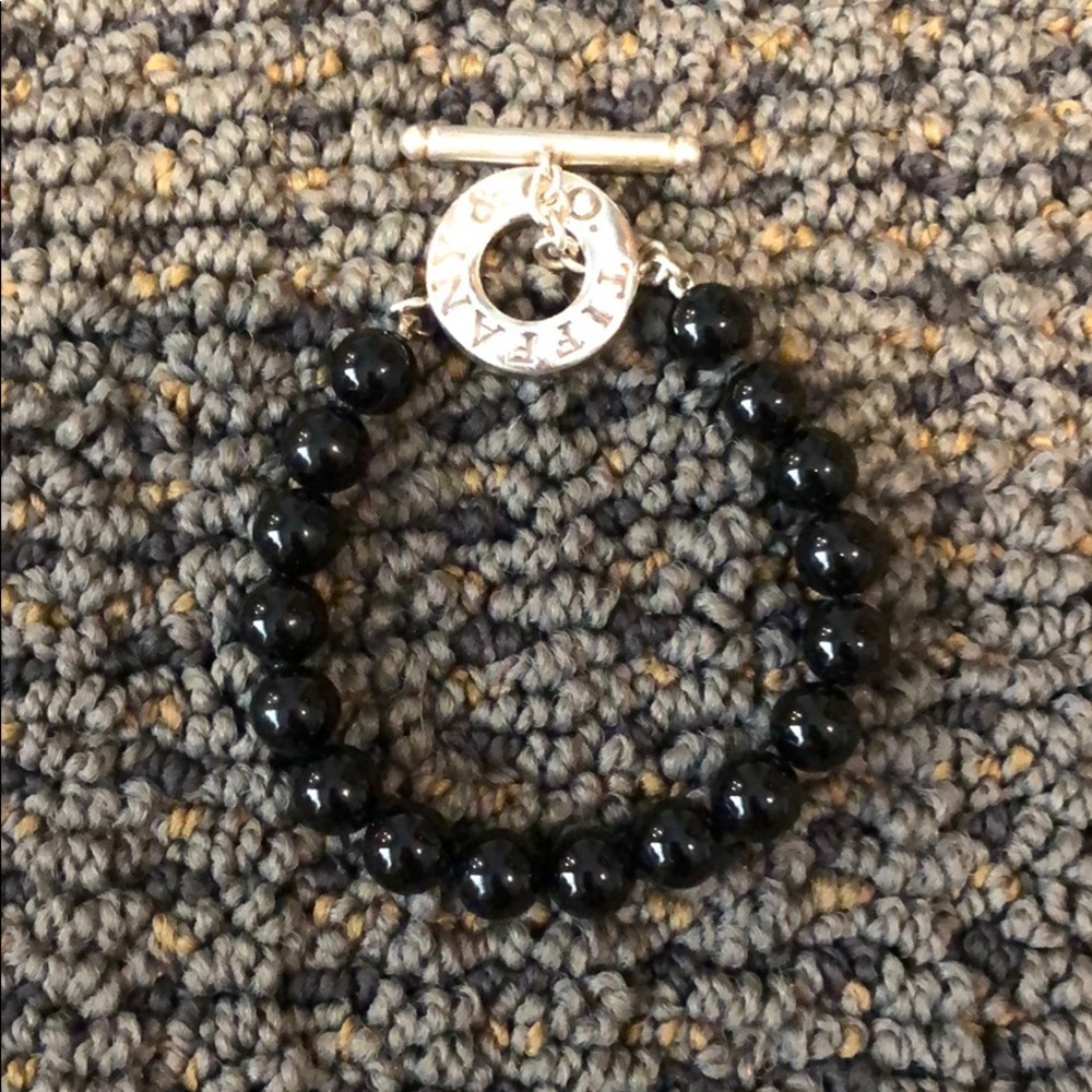 Tiffany & Co Onyx Beaded Bracelet